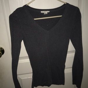 Forever 21 Grey Long Sleeve Top